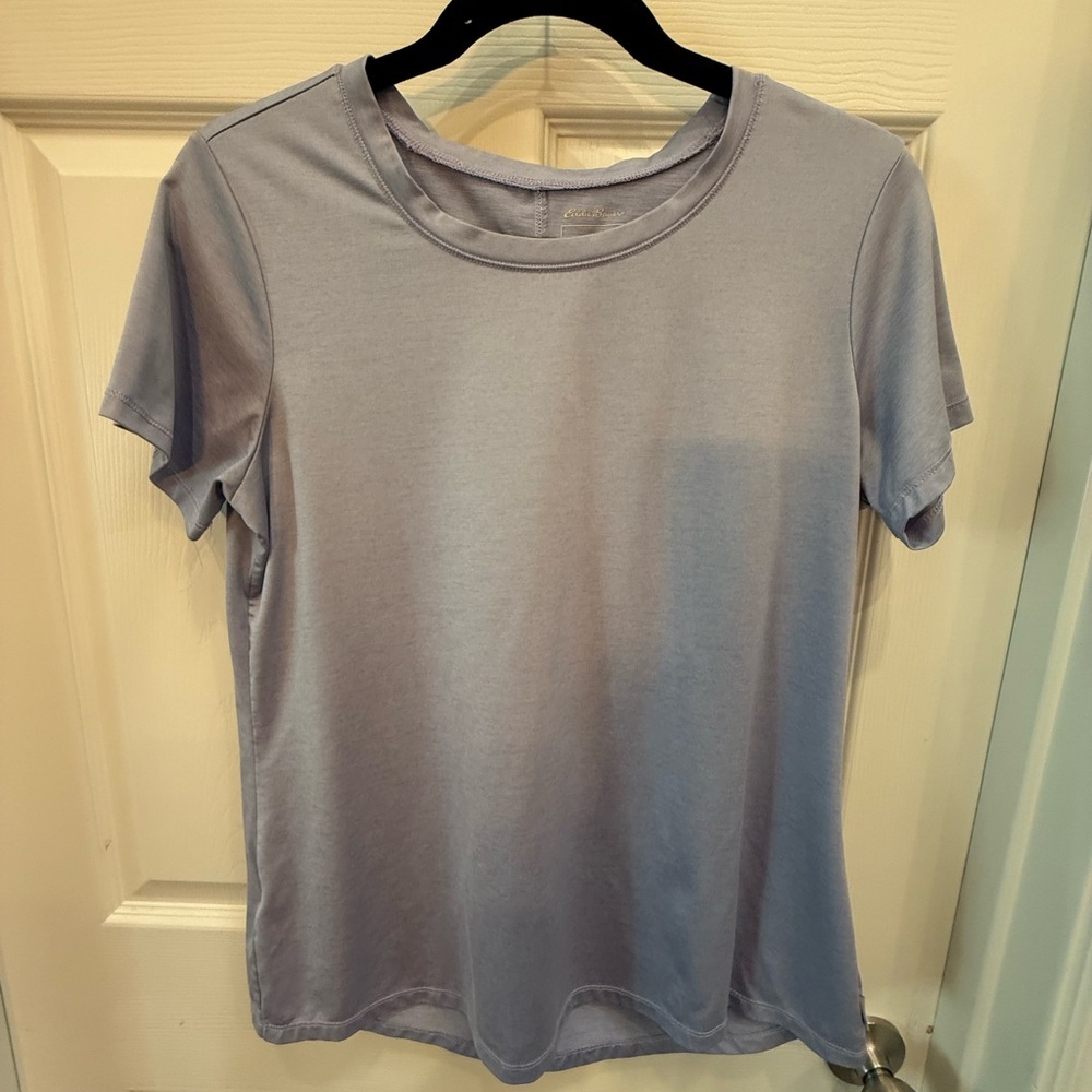Eddie Bauer Light Purple Short Sleeve Tee